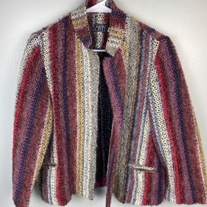 Mikabe Knitted Sweater Jacket Size 14